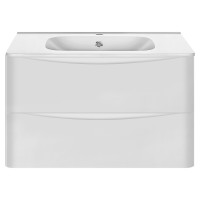 База под раковину Paola 800 подвесная, 2 выкатных ящика soft close, G.White