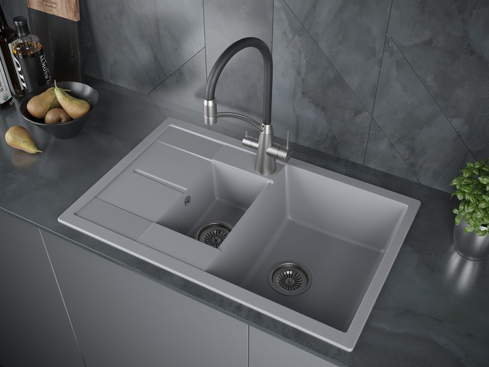 Смеситель для кухни SIEGEN, никель, Si213111-NI(BS), Paulmark