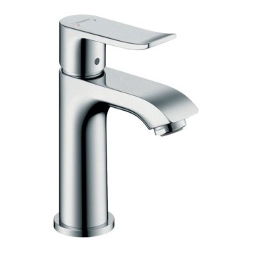 Смеситель для раковины Hansgrohe Metris, без сливного набора 31186000, хром