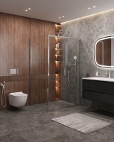 Душевой уголок CEZARES MOLVENO-AH-11-140/100-C-Cr-IV