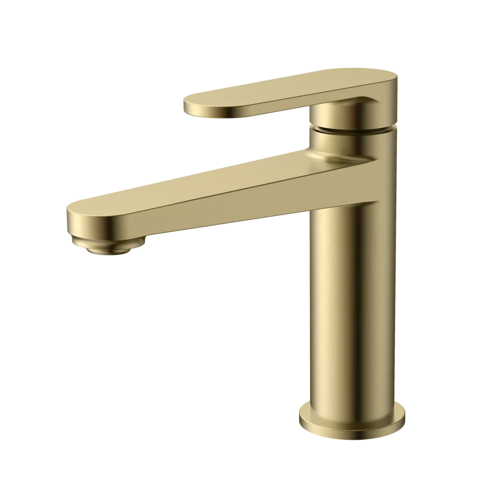 AQM6910BG Novara Смеситель для раковины, цвет золото шлифованное