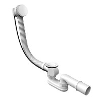 Слив-перелив, полуавтомат OTTIMO 60 см, Белый матовый