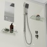 Душевая кабина Niagara Standart ST120/90/15Q (120х90х215) прямоугольник,поддон 15см,распашная,проф.белый,3 места