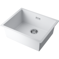 Кухонная мойка Omoikiri Yamakawa 55T-U/I-WH Tetogranit/белый