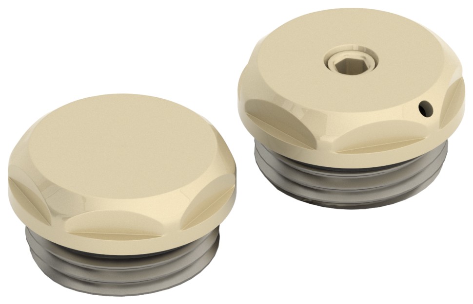 Спускной клапан с заглушкой d 25 мм (G 1/2" НР)