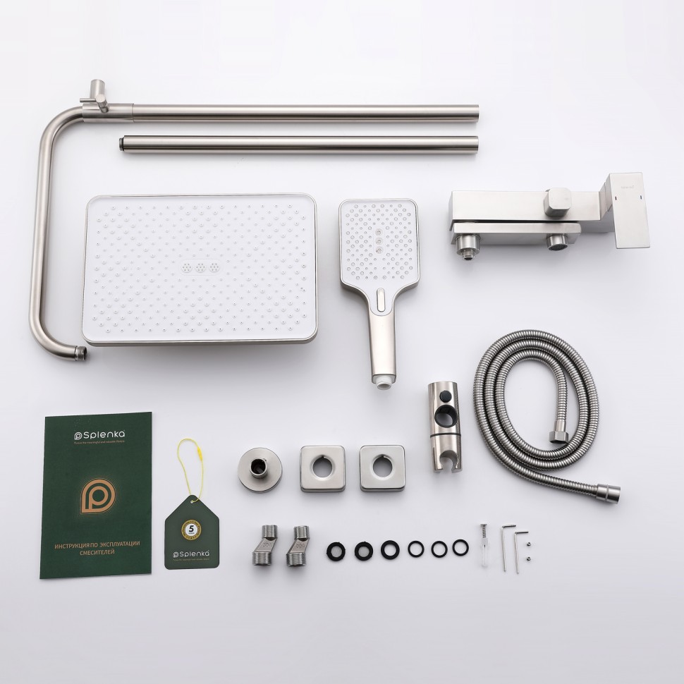 Душевая система Splenka для ванны и душа S224.24.05 Сатин