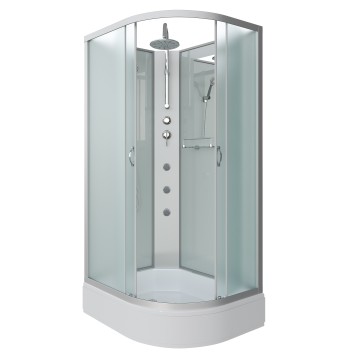 Душевая кабина Niagara Classic NG-33294-14LBKTG (120х90х210) средний поддон(26см),стекло матовое,4 места