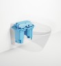 Подвесной умный безободковый унитаз GSI WClean 7418K17 590х375 мм, с модулем электронного биде и сиденьем Soft-Close, цвет матовый Cenere