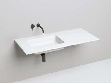 Раковина встраиваемая MAREA 09 в цвете по RAL 545х380х126 S-Stone Матовое