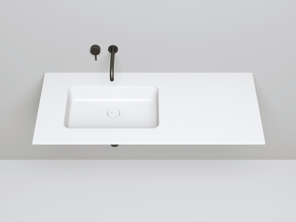 Раковина встраиваемая MAREA 09  в цвете по RAL 545х380х126 S-Stone Матовое