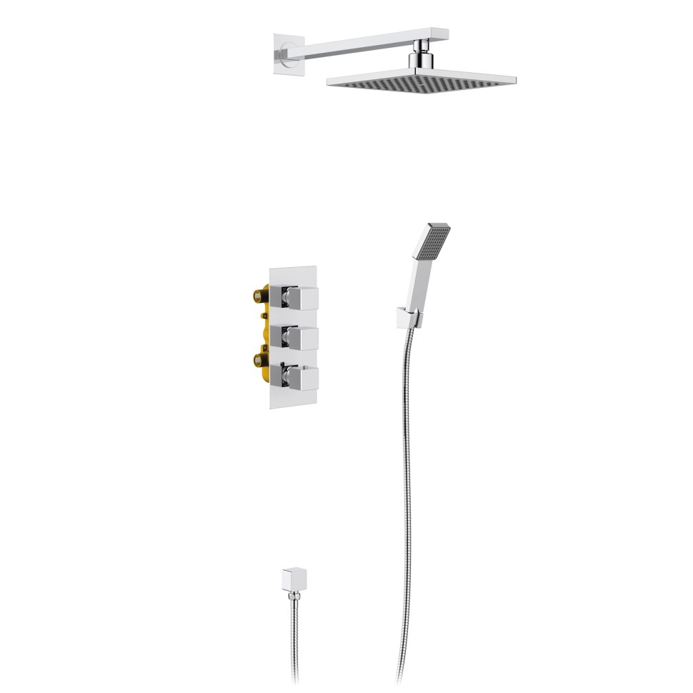 Душевая система встроенная с термостатом Timo Tetra-thermo SX-0179/00SM хром