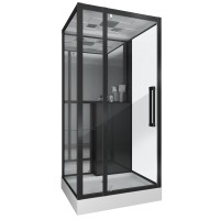 Душевая кабина Grossman Style GR261 (90x90x215) дверь распашная,5 мест