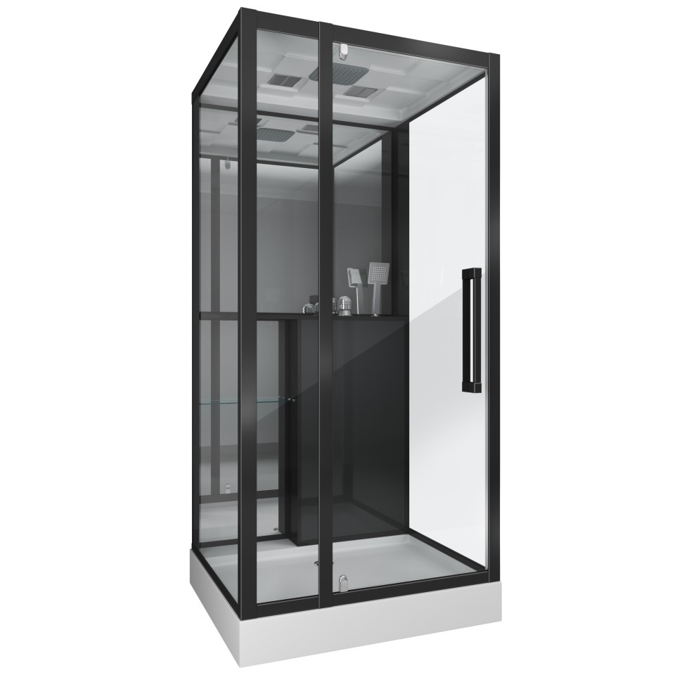 Душевая кабина Grossman Style GR261 (90x90x215) дверь распашная,5 мест