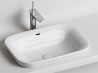 Умывальник прямоугольный встраиваемый сверху в столешницу Element 580x400x150мм