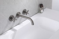 Смеситель ABBER Wasser Kreis AF81121NG для раковины скрытого монтажа, никель