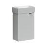 Тумба подвесная SANCOS Mini 355х205х500, с распашной дверцей, внутри 1 полка, белый глянец , арт.MN35WL