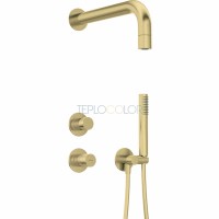 Набор для душа скрытого монтажа, с верхним душем