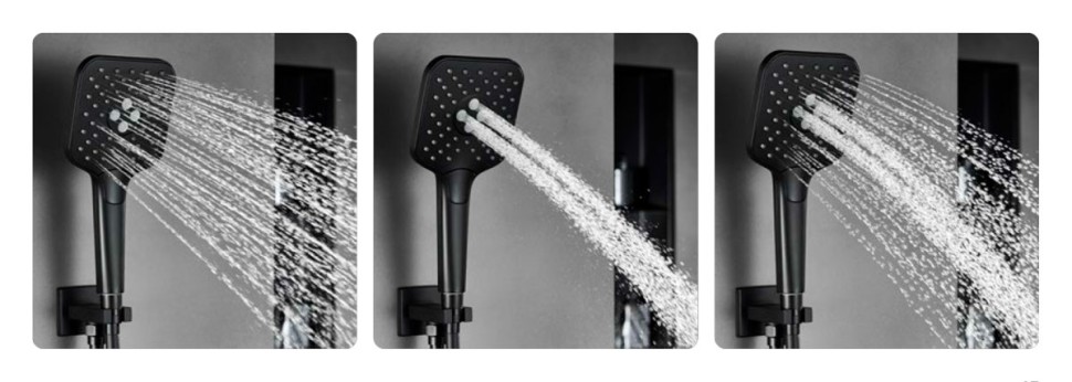 Душевой комплект Next VSFW-1N3TCH термостатический встраиваемый, трехрежимный, хром