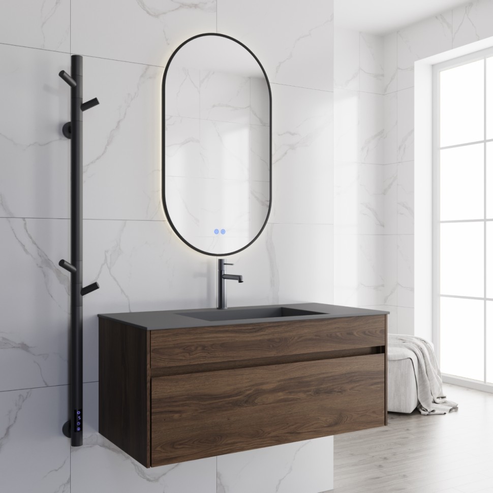 База под раковину Vincea  Chiara 1000 подвесная, 1 выкатной ящик soft-close, C.Oak