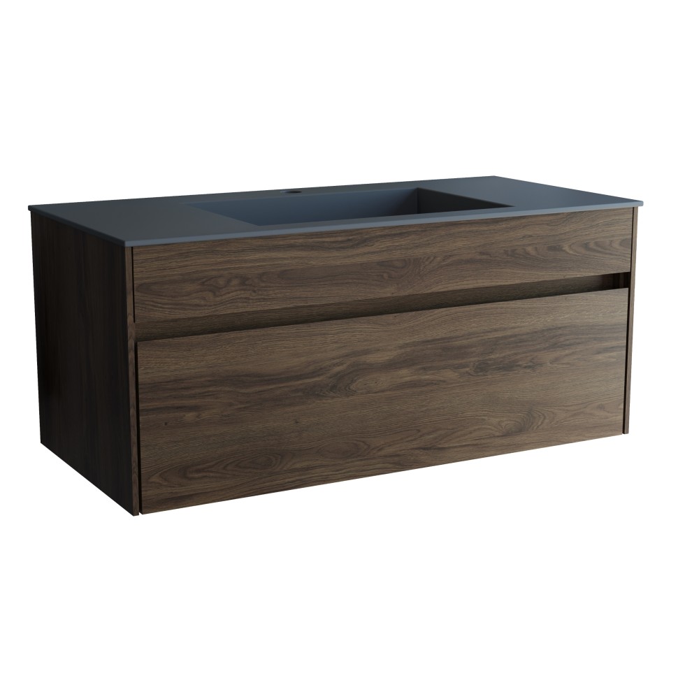 База под раковину Vincea  Chiara 1000 подвесная, 1 выкатной ящик soft-close, C.Oak