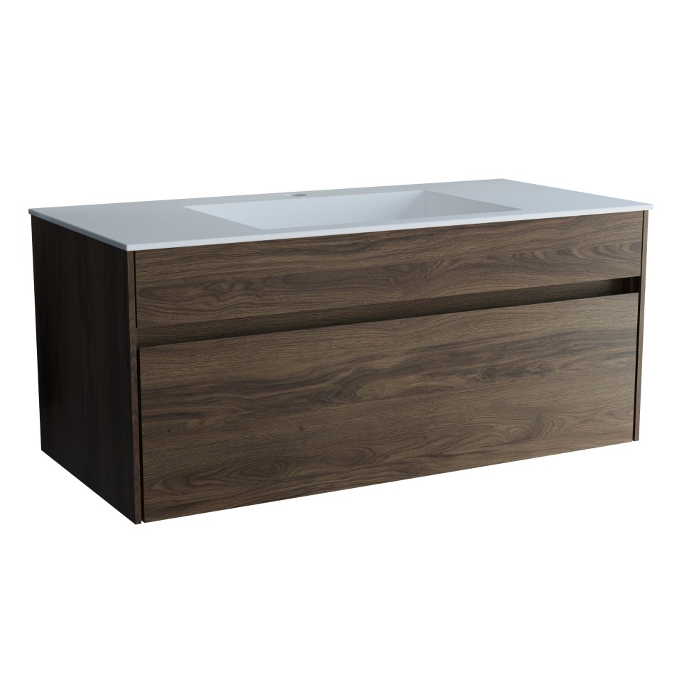 База под раковину Vincea  Chiara 1000 подвесная, 1 выкатной ящик soft-close, C.Oak