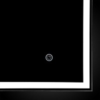 Зеркало LED VLM-3VN1007 1000х700 c сенсорным выключателем и диммером