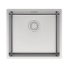 Мойка LASSAN 49 UNI, нерж. сталь, LA49-BS, брашированная нерж. сталь, 490х440мм, Paulmark