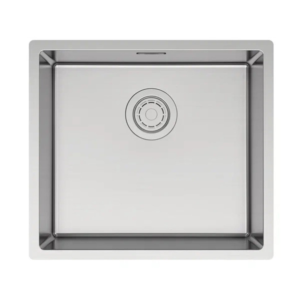 Мойка LASSAN 49 UNI, нерж. сталь, LA49-BS, брашированная нерж. сталь, 490х440мм, Paulmark