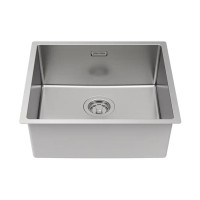 Мойка LASSAN 49 UNI, нерж. сталь, LA49-BS, брашированная нерж. сталь, 490х440мм, Paulmark