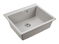 Мойка KANTE 60, IT-GRANIT, PM106052-GR, серый, 600х520 мм, Paulmark