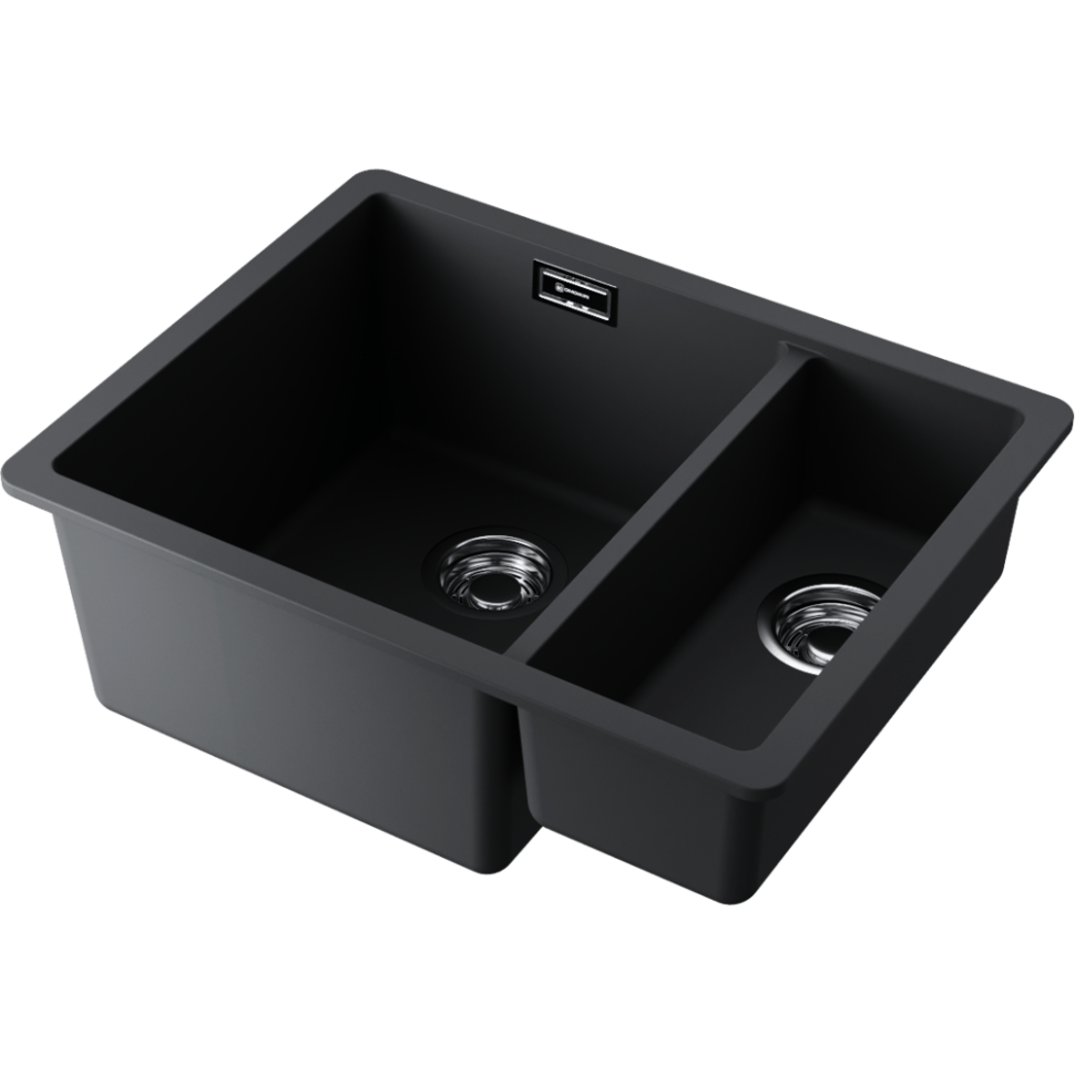 Кухонная мойка Omoikiri Kata 55-2-U-BL Artgranit/черный