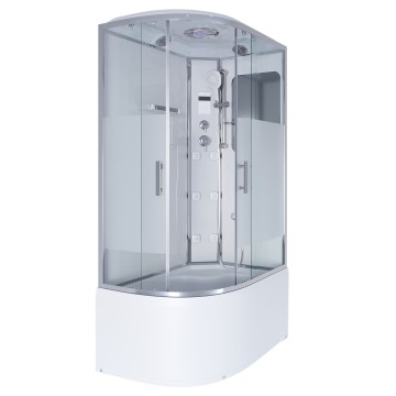 Душевая кабина Niagara Ultra NG-310-01R (120х80х220) высокий поддон(48см),стекло матовое,4 места