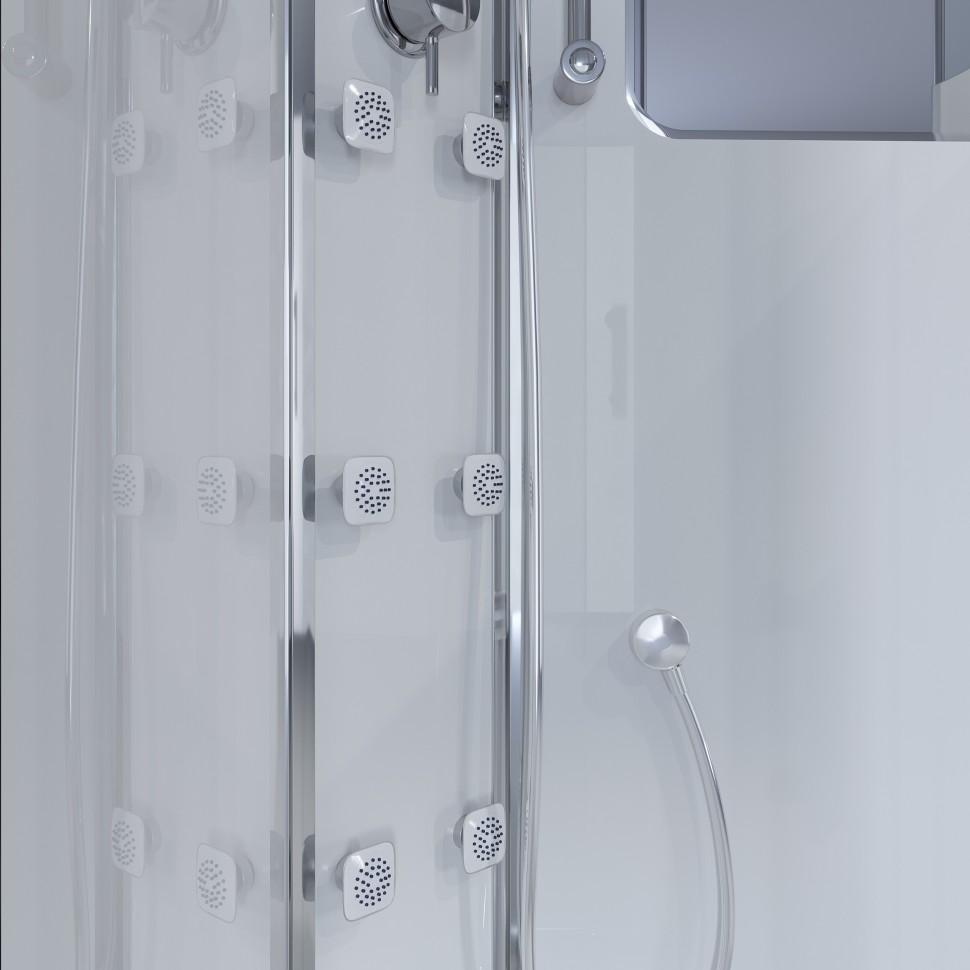 Душевая кабина Niagara Ultra NG-310-01R (120х80х220) высокий поддон(48см),стекло матовое,4 места