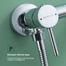 Смеситель Splenka настенный с гигиеническим душем S99.51 Хром