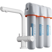 Комплект смеситель+фильтр Omoikiri Nagano-WH-P + Pure drop Lite