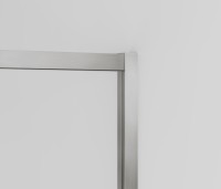 Душевой уголок Slim-N VSS-4SN8010CLBN, 1000*800, брашированный никель, стекло прозрачное