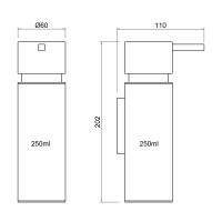 Дозатор Timo Torne 43039/03 черный