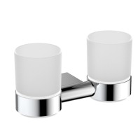 Стакан для зубных щеток двойной Timo Luiro 18534/00 хром