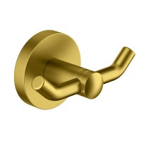 Крючок двойной Timo Saona 13012/20 золото шлифованное