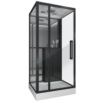 Душевая кабина Grossman Style GR266 (90x100x215) дверь распашная,5 мест