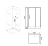 Душевая кабина Grossman Style GR266 (90x100x215) дверь распашная,5 мест
