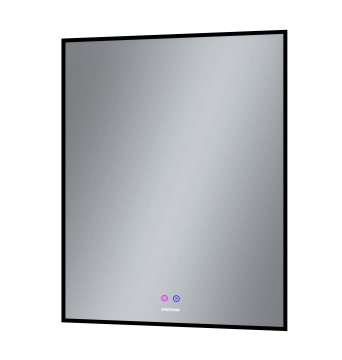 Зеркало PRAGMA-норма BLACK (700*800*45) LED с сенсорным выключателем и подогревом