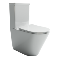 Напольная пристенная чаша унитаза HIGHLIGHT Rimless Ceramicanova