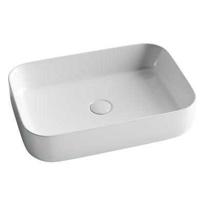 Умывальник чаша накладная прямоугольная Element 600x420x140мм