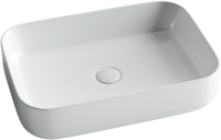 Умывальник чаша накладная прямоугольная Element 600x420x140мм