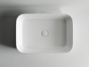 Умывальник чаша накладная прямоугольная Element 600x420x140мм