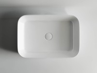 Умывальник чаша накладная прямоугольная Element 600x420x140мм
