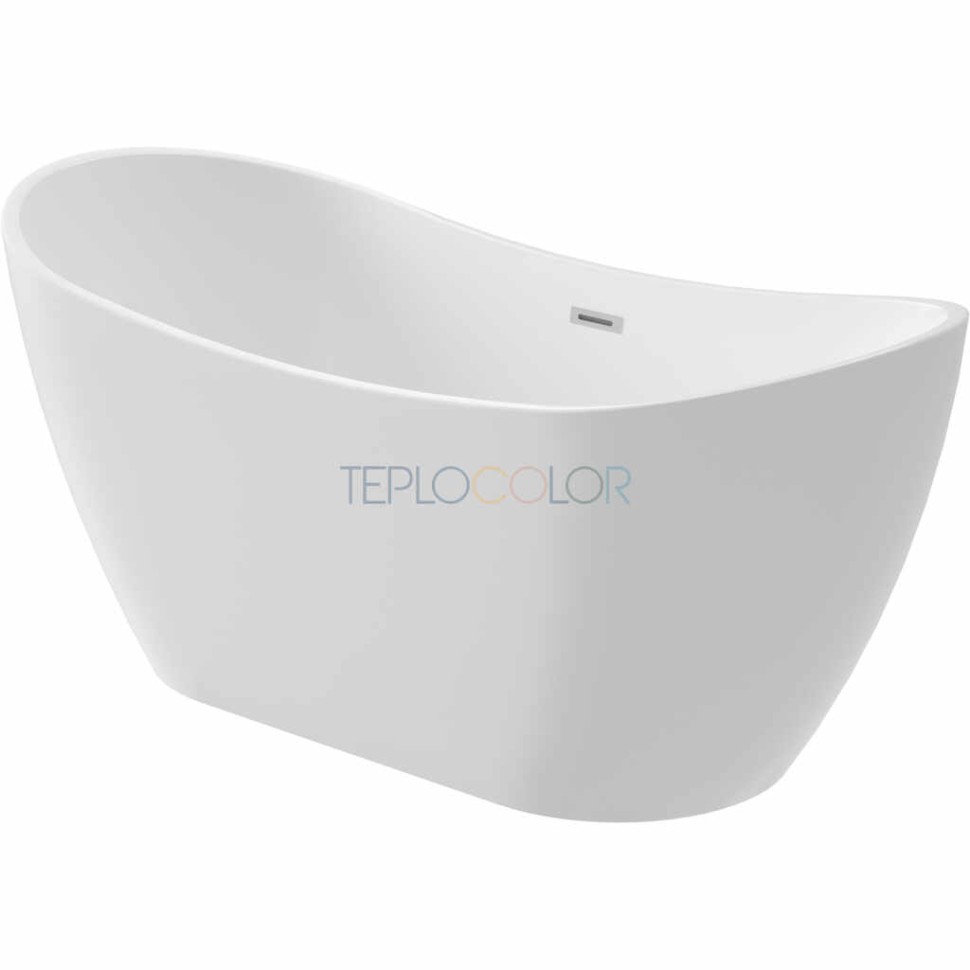 Акриловая ванна, отдельностоящая, овальная - 160 см