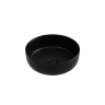 Раковина накладная Taycan, круглая, диаметр 375 мм, высота 140 мм, черная матовая