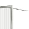 Душевая перегородка Волк-Ин (Walk-In) VSW-1HP800FLBN, 800*2000, брашированный никель, стекло рифленое